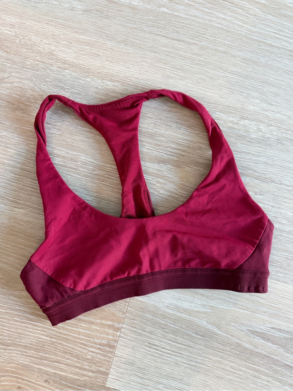 Lululemon Racerback Sports Bra - Burgundy